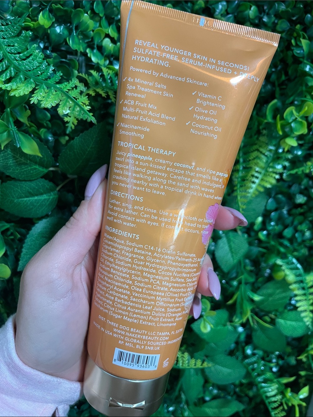 Nakery Beauty Skinfirm Tropical Therapy Body + Hair Wash —341ml - Picture 10 of 11